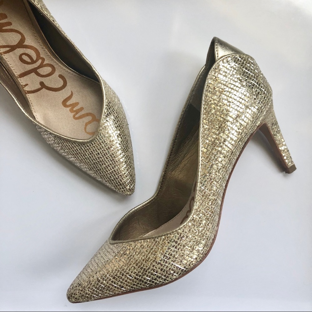 Sam Edelman Gold Pumps